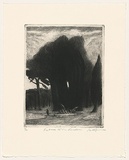 Title: b'Entrance to the gardens.' | Date: 2006 | Technique: b'etching, printed in black ink, from one plate'