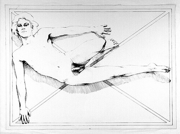 Artist: b'Kelly, William.' | Title: b'Person on studio floor' | Date: 1978-79 | Technique: b'lithograph, printed in black ink, from one stone [or plate]' | Copyright: b'\xc2\xa9 William Kelly'