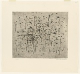 Artist: b'WILLIAMS, Fred' | Title: b'You Yangs landscape' | Date: 1965-66 | Technique: b'etching, drypoint, flat biting and mezzotint, printed in black ink, from one copper plate' | Copyright: b'\xc2\xa9 Fred Williams Estate'