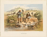 Title: Prospecting | Date: 1865 | Technique: lithograph, printed in colour, from multiple stones