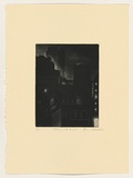 Artist: b'AMOR, Rick' | Title: b'Tokyo at night.' | Date: 1992 | Technique: b'mezzotint, printed in black ink, from one plate'