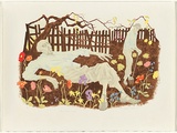 Artist: b'White, Susan Dorothea.' | Title: bThe gardener's dream | Date: 1980 | Technique: b'lithograph, printed in colour, from one stone'