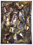 Artist: Leti, Bruno. | Title: Day three | Date: 1989, July - August | Technique: lithograph, printed in colour, from seven zinc plates