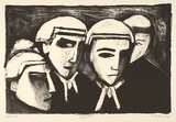 Artist: b'Dickerson, Robert.' | Title: b'Negotiation' | Date: 1990 | Technique: b'lithograph, printed in black ink, from one stone'