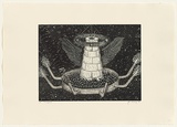 Artist: LETHBRIDGE, John | Title: Ring cycle V | Date: 1988 | Technique: etching and aquatint, printed in black ink, from one plate