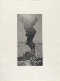 Artist: MADDOCK, Bea | Title: War smoke | Date: 1976 | Technique: photo-etching,aquatint and stipple, printed in black ink, from one plate