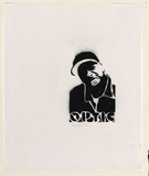 Artist: b'Optic.' | Title: b'Meth.' | Date: 2004 | Technique: b'stencil, printed in black ink, from one stencil'