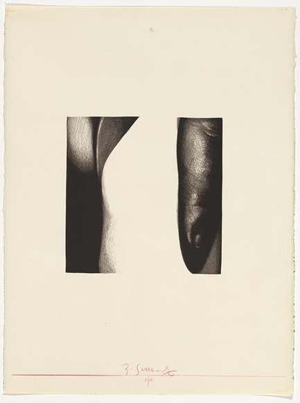 Artist: b'SELLBACH, Udo' | Title: b'Parts and wholes 8' | Date: 1970 | Technique: b'lithograph, printed in black ink, from one stone'