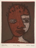 Artist: Gibson, Nellie. | Title: The boy | Date: 2000, November | Technique: etching, printed in colour, from three plates