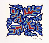 Artist: b'Yipati, Kuyata.' | Title: b'not titled' | Date: c.1984 | Technique: b'screenprint, printed in colour, from multiple stencils'
