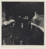 Artist: MADDOCK, Bea | Title: Head I: Etching experiment | Date: 1972 | Technique: photo-etching and aquatint