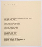 Title: b'Frontispiece' | Date: 2000 | Technique: b'screenptint, printed in black ink, from one plate'