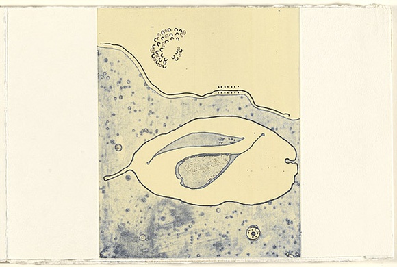 Title: b'Grave Hill' | Date: 2007 | Technique: b'etching, relief, printed in colour from one plate and one block'