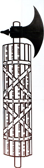 Artist: b'Ramsden, Mel.' | Title: b'Fasces. Part I.' | Date: 1977 | Technique: b'lithograph, printed in black ink, from one stone [or plate]'