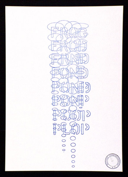 Artist: b'Popperwell, George.' | Title: b'not titled.' | Date: 1995 | Technique: b'spirit-duplicator'