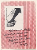 Artist: b'McMahon, Marie.' | Title: bBlindman's Ball [2] | Date: 1973 | Technique: b'screenprint, printed in colour, from two stencils' | Copyright: b'\xc2\xa9 Marie McMahon. Licensed by VISCOPY, Australia'