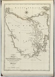 Artist: b'TYRER, J' | Title: b'A new map of Van Diemens Land. From the best authorities. And from the most recent surveys.' | Date: 1826 | Technique: b'engraving, printed in black ink, from one copper plate'