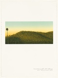 Artist: b'Rose, David.' | Title: b'Ourimbah profile late afternoon' | Date: 1979 | Technique: b'screenprint, printed in colour, from multiple stencils'