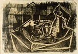 Artist: b'de Kesler, Thomas.' | Title: b'Still life.' | Date: 1961 | Technique: b'lithograph, printed in black ink, from one stone' | Copyright: b'\xc2\xa9 Thomas de Kessler'