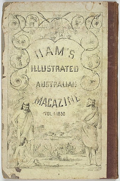 Artist: b'Ham Brothers.' | Title: b[back cover] Ham's illustrated Australian magazine Vol 1 1850. | Date: 1850 | Technique: b'lithograph, printed in black ink, from one stone'