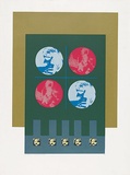 Artist: b'MEYER, Bill' | Title: b'To lie awake at night V.' | Date: 1971 | Technique: b'screenprint, printed in nine colours, from multiple stencils' | Copyright: b'\xc2\xa9 Bill Meyer'