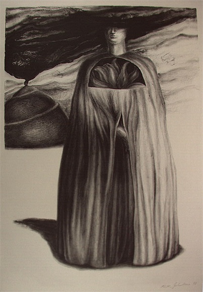 Artist: b'Johnstone, Ruth.' | Title: b'Camperdown Chronicle [right]' | Date: 1988 | Technique: b'lithograph, printed in black ink, from one stone'