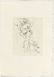 Artist: BOYD, Arthur | Title: Jonah page 95. | Date: 1972-73 | Technique: etching, printed in black ink, from one plate | Copyright: Reproduced with permission of Bundanon Trust