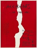 Artist: UNKNOWN | Title: Accidents... and other works: A concert of music...Downstairs Theatre Seymour Centre. | Date: 1979 | Technique: screenprint, printed in colour, from two stencils