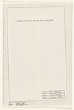 Title: b'A straight line between any point and other point' | Date: 1970 | Technique: b'pen and ink on typescript on offset-lithograph and xerox'