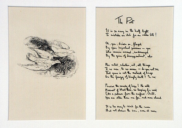 Artist: b'Strachan, David.' | Title: b'The Poet' | Date: 1951