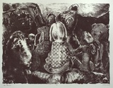 Artist: b'Edwards, Annette.' | Title: b'The reunion' | Date: 1984 | Technique: b'lithograph, printed in black ink, from one stone'