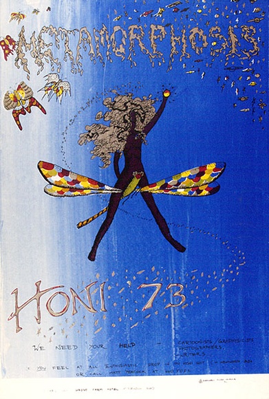 Artist: b'Tilley, Lorna.' | Title: b'Metamorphosis' | Date: 1973 | Technique: b'screenprint, printed in colour, from multiple stencils'