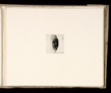 Artist: b'Mann, Gillian.' | Title: b'(Shaded oval).' | Date: 1981 | Technique: b'etching, printed in black ink, from one plate'