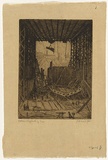 Artist: b'TRAILL, Jessie' | Title: b'Northern shipbuilding' | Date: 1938 | Technique: b'etching and aquatint, printed in black ink with plate-tone, from one plate'