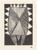 Artist: b'Banggala, England.' | Title: b'Fire djang' | Date: 2000, October - November | Technique: b'lithograph, printed in black ink, from one stone' | Copyright: b'\xc2\xa9 England Banggala. Licensed by VISCOPY, Australia'