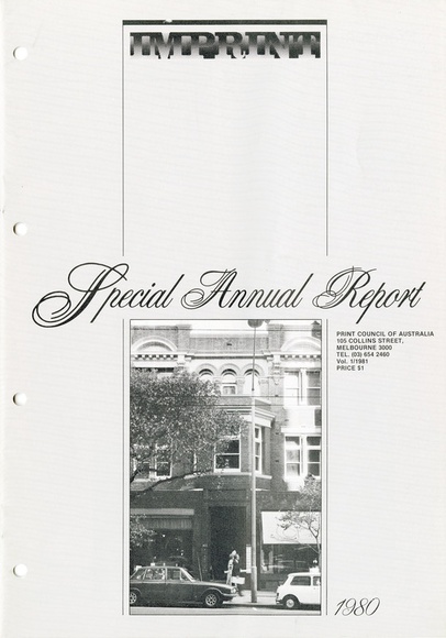 Artist: b'PRINT COUNCIL OF AUSTRALIA' | Title: b'Periodical | Imprint. Melbourne: Print Council of Australia, vol. 16, no. 1,  1981 [annual report]' | Date: 1981
