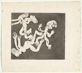 Artist: BOYD, Arthur | Title: The women defend themselves?. | Date: (1970) | Technique: etching and aquatint, printed in black ink, from one plate | Copyright: Reproduced with permission of Bundanon Trust