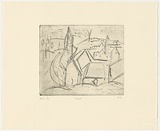 Artist: b'Furlonger, Joe.' | Title: b'Hook' | Date: 1989 | Technique: b'etching, printed in black ink, from one plate'