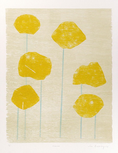 Artist: b'Buckley, Sue.' | Title: b'Acacia.' | Date: 1976 | Technique: b'woodcut, printed in colour, from multiple blocks' | Copyright: b'This work appears on screen courtesy of Sue Buckley and her sister Jean Hanrahan'