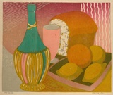 Artist: Higgs, Florence. | Title: Still life | Date: 1953 (about) | Technique: linocut, printed in colour inks, from multiple blocks