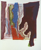 Artist: b'Morris, Robert J.' | Title: b'(Series 89. no. 6)' | Date: 1989 | Technique: b'lithograph, printed in colour from multiple stones'