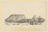 Title: b'Mt Kenneth' | Date: 1855 | Technique: b'lithograph, printed in black ink, from one stone'