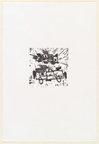 Artist: b'Tyson, Jason.' | Title: b'Police cars' | Date: c.2001 | Technique: b'linocut, printed in black ink, from one block'