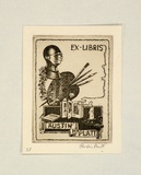 Artist: b'PLATT, Austin' | Title: b'Austin Platt' | Date: 1934 | Technique: b'etching, printed in black ink, from one plate'