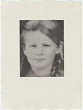 Artist: MADDOCK, Bea | Title: Child V | Date: 1976, June | Technique: photo-etching and aquatint, printed in black ink, from one plate