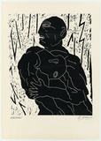 Artist: SELLBACH, Udo | Title: not titled. | Date: 1985 | Technique: linocut