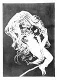 Artist: BOYD, Arthur | Title: The lady's bridal night. | Date: 1973-74 | Technique: aquatint, printed in black ink, from one plate | Copyright: Reproduced with permission of Bundanon Trust