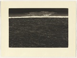 Artist: SELLBACH, Udo | Title: not titled [dark sea] | Date: c.1993 | Technique: etching and aquatint, printed in black ink, from one plate