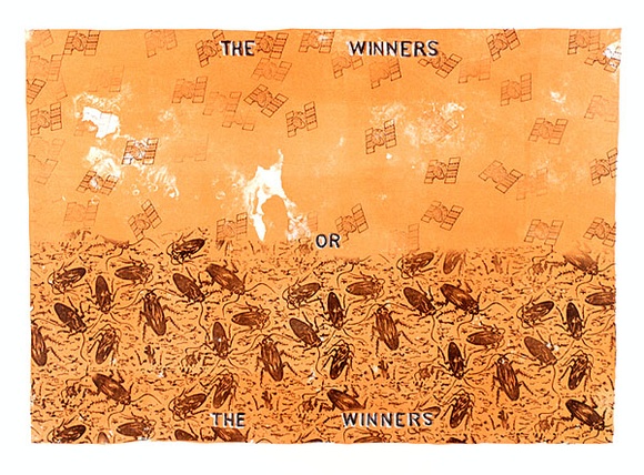 Artist: b'COLEING, Tony' | Title: b'Or the winners.' | Date: 1985-86 | Technique: b'lithograph, printed in colour, from multiple stones [or plates]'