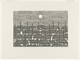 Artist: b'Groblicka, Lidia.' | Title: b'For the individualist only' | Date: 1969 | Technique: b'woodcut, printed in black ink, from one block'